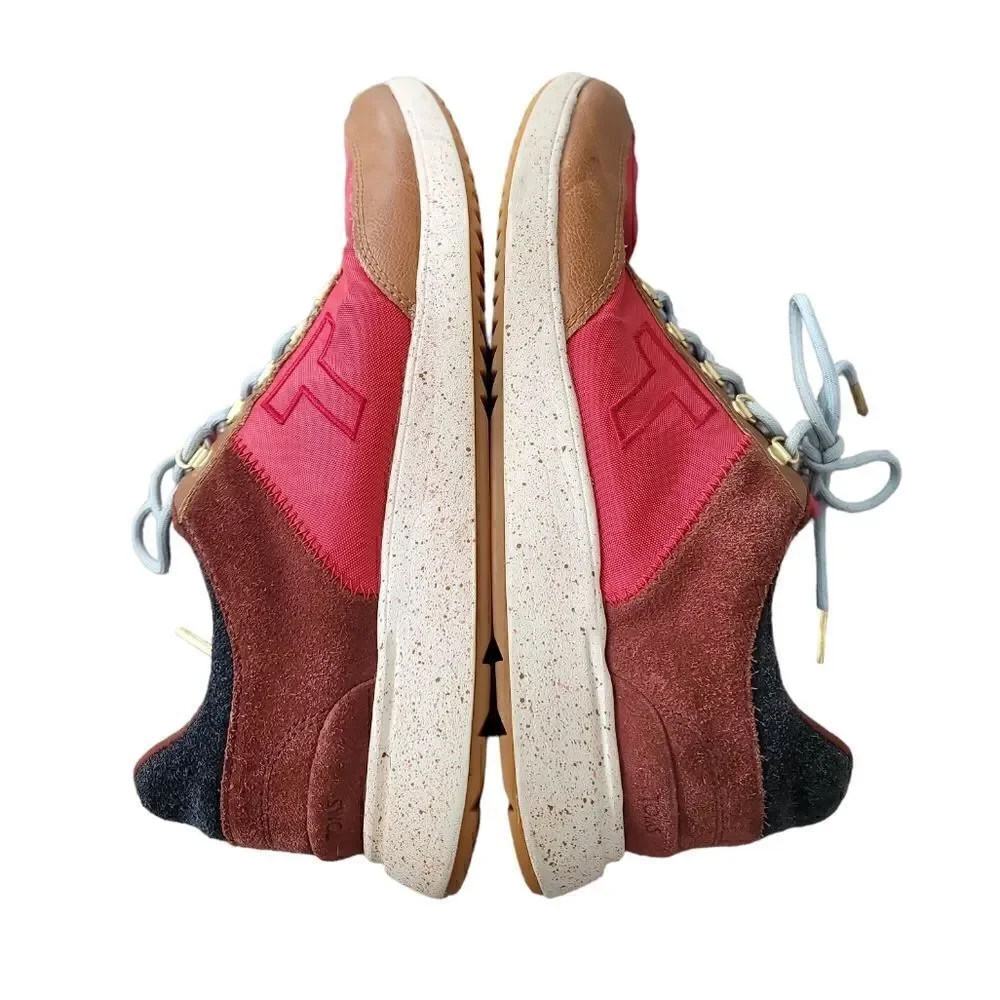 Toms Arroyo Womens Athletic Sneakers Red and Brown Size 11